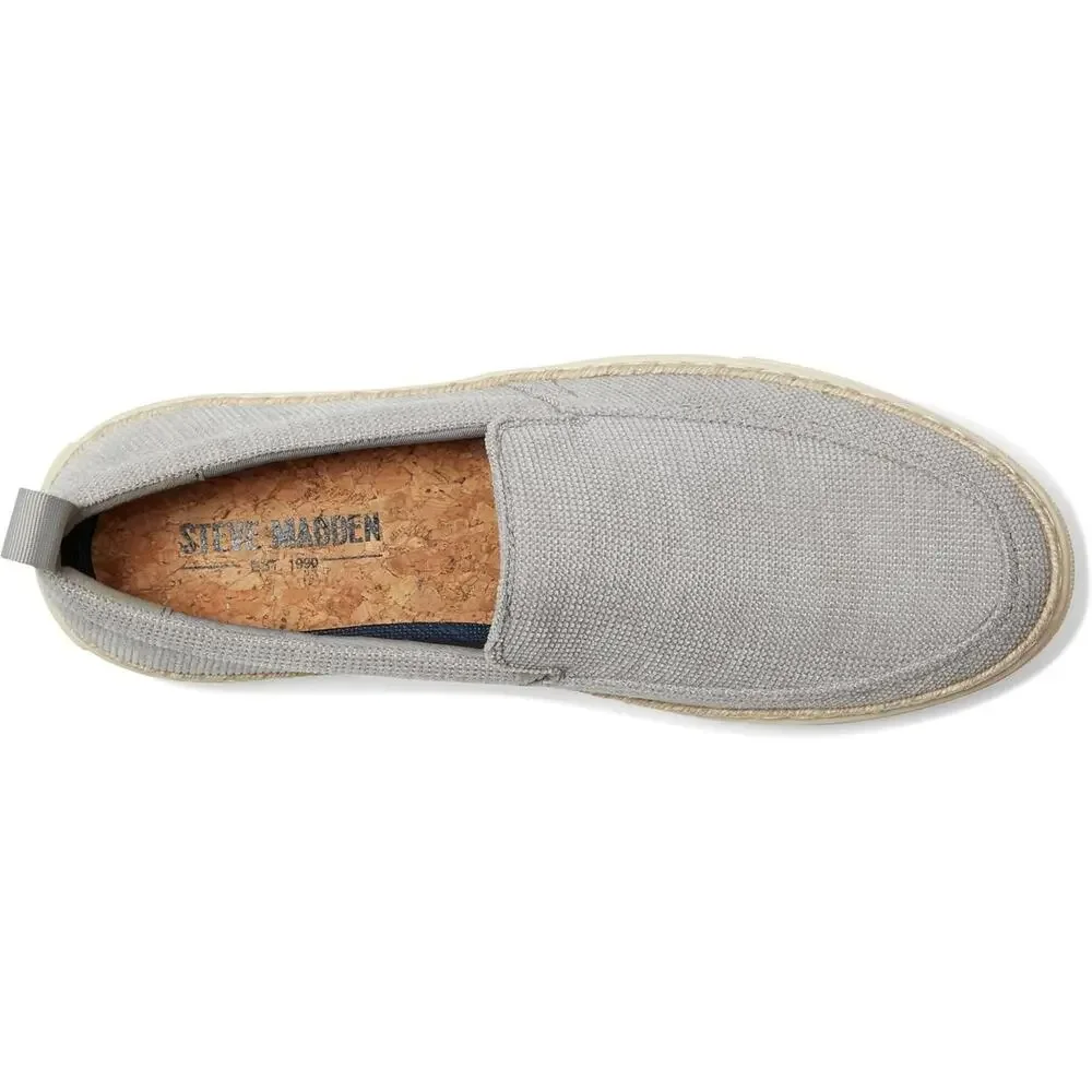 New In Box Men's Loafers Steve Madden Abiza LT Grey Size 13 NIB